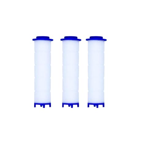 XKBTMIFQ Handheld mit 5 Modi Verstellbarer Sprühfilter -Stopp -Taste Wasser sparen kompatibel mit Standard -Badarmäuren(3 pcs Filters) von XKBTMIFQ