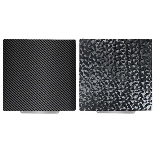 XKBTMIFQ Pei Sheet PEO Pet Build Platte Doppelseite Federstahlblatt Kompatibel mit 3D -Drucker kompatibel mit Qidi x Max 3 Q1 Pro Druckbett Qidi Plus 4 Modell 3D -Druckerteile(for X-Max3) von XKBTMIFQ