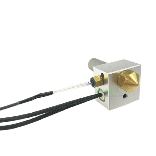 XKBTMIFQ Wanhao i3 Plus 3D -Drucker kompatible Teile MK10 Extruder Hotend Assembly mit Heizkartusche und M3 -Hex -Thermistor zum 3D -Druck(Option4) von XKBTMIFQ
