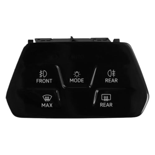 Touchscreen Auto Scheinwerfer Light Switch Nebel Lampen -Taste kompatibel mit Fahrzeugmodellen für die Teilenummer MK8 5HG 941 193 B 5HG941193B Aftermarket -Ersatz von XKBtmCf