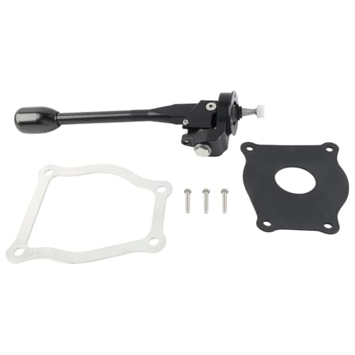 XKBtmCf Black Anodized Aluminium Billet Race Short Shifter Box kompatibel mit MX-5 NA NB 5-Geschwindigkeit und 6-Speed-Getriebe MX5 IRP-Stil Interne Schaltverknüpfung Teile von XKBtmCf