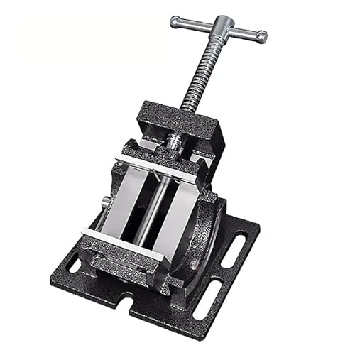 3"/4" Schraubstock for Werkbank, 0-90° neigbare Werkbank, mit Neigungsskala for Holzbearbeitung, Schneiden von Leitungen, kleine Heimwerkerprojekte(3in) von XKEDNMF