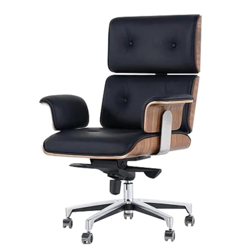 Bester Schreibtischstuhl for lange Stunden, Stuhl for Spielen mit Rückenstütze, höhenverstellbar, for Home-Office-Gaming-Studenten(Cowhide) von XKEDNMF