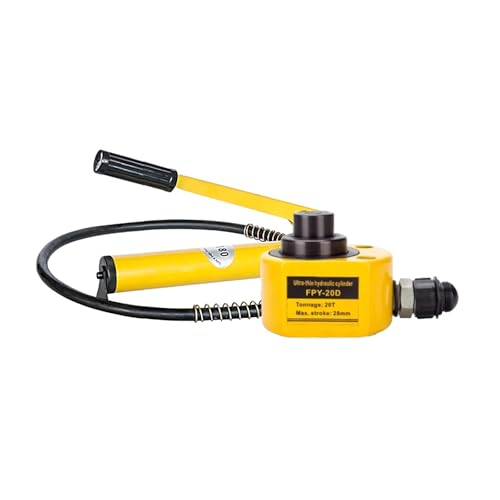 CP-700 Manuelle hydraulische Handpumpe, Flachheber, Hub-Industrie-Mikrohydraulikzylinder, Flachheber-Antriebssatz(20T jack+CP-180 hand pump) von XKEDNMF