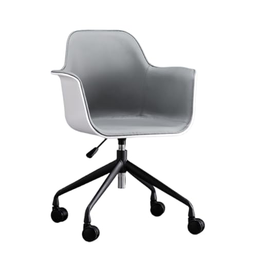 Ergonomischer Bürostuhl, Beine Aus Kohlenstoffstahl, Tragfähigkeit Von 250 Kg, Geeignet For Büros, Schlafzimmer(Grey+black) von XKEDNMF