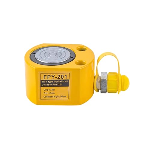Flacher Wagenheber, multifunktionaler kleiner Hydraulikwagenheber, ideal for eine Vielzahl von Hebeanwendungen(20T/44092lb-0.51" Stroke) von XKEDNMF