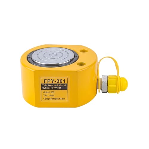 Flacher Wagenheber, multifunktionaler kleiner Hydraulikwagenheber, ideal for eine Vielzahl von Hebeanwendungen(30T/66138lb-0.55" Stroke) von XKEDNMF
