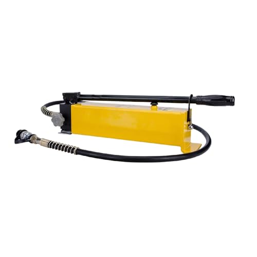 Handbetriebene Pumpe mit ZG3/8-Gewinde, Antivibrations-Manometer, handbetriebene Hydraulikpumpe CP-800,(CP-800) von XKEDNMF