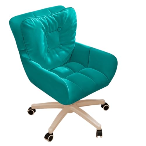 Heimcomputerstuhl, Drehbarer Schreibtischstuhl Mit Lordosenstütze, Sendekissen, Kann Auf Und Ab Angehoben Werden, Geeignet for Zuhause, Büro(Green) von XKEDNMF