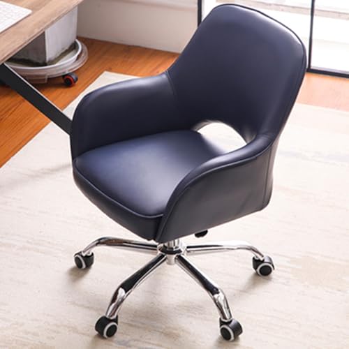 Höhenverstellbarer Gaming-Stuhl mit Rädern und Armlehnen, vielseitig einsetzbar, for Arbeitszimmer, Schlafzimmer, Spielzimmer, Geschäft(Blue) von XKEDNMF