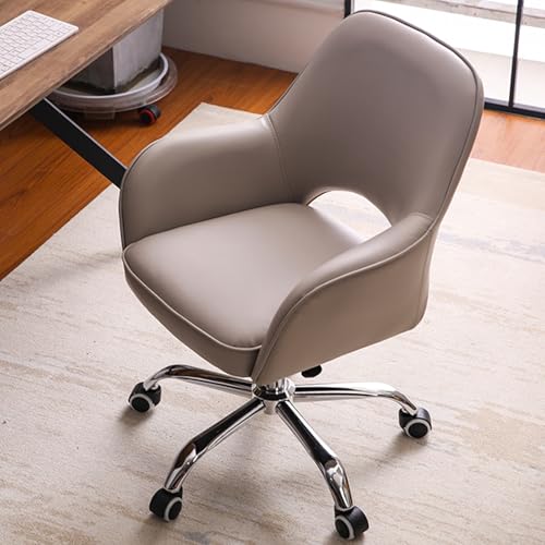 Höhenverstellbarer Gaming-Stuhl mit Rädern und Armlehnen, vielseitig einsetzbar, for Arbeitszimmer, Schlafzimmer, Spielzimmer, Geschäft(Gray) von XKEDNMF