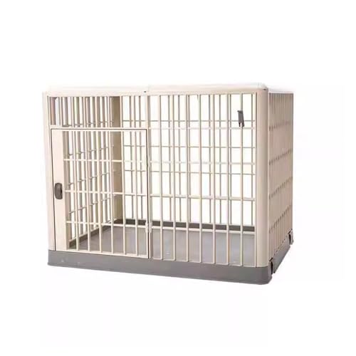 Kleine und mittelgroße Hundebox, kann um 360 ° gedreht werden, die Position nach Belieben verschieben, PP-Material, kein Lärm, geeignet for den Innenbereich(M) von XKEDNMF