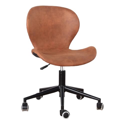 Liegender Bürostuhl, Kompakter Liftsessel, Verdicktes Tablett, Flexibler Lift, Geeignet for Arbeitszimmer, Wohnzimmer(Coffee+black) von XKEDNMF