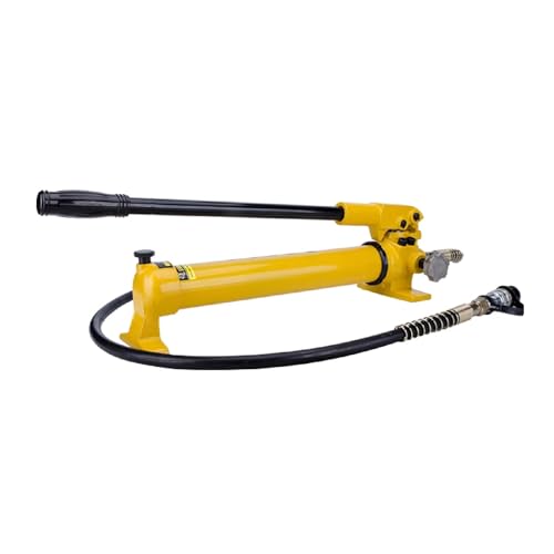 Manuelle Hydraulikpumpe CP-700, manuelle Pumpe, Ölspeicherkapazität 2800 ccm, geeignet for alle Arten von separaten Hydraulikwerkzeugen(CP-700 Pressure Gauge) von XKEDNMF