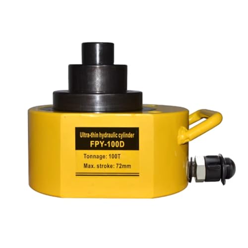Niedrigprofil-Wagenheber, Hydraulikzylinder-Wagenheber, multifunktionaler dünner Hubzylinder, Mehrwinkel-Einsatz von Wagenhebern(100T/220462lb-2.7" Stroke) von XKEDNMF