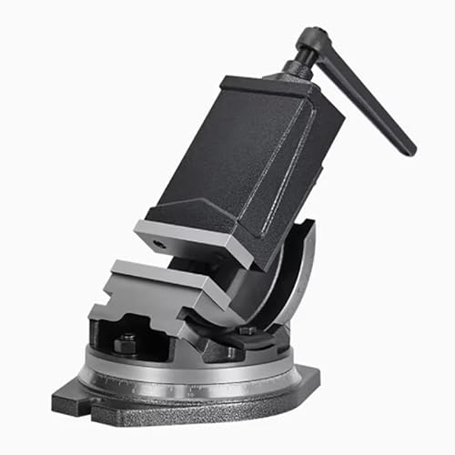 Schraubstock, 6 Zoll, robust, Bank, präzises Neigen, for Polieren von Schmuck und Diamantteilen(5in) von XKEDNMF