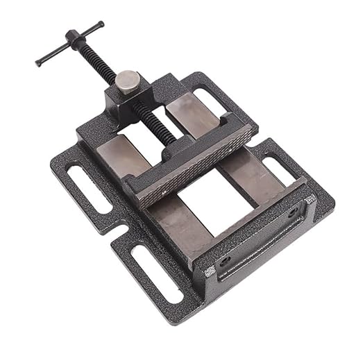 Werkbank-Schraubstock mit Drehfuß und Schnellspanner, 110°-Drehfuß, Spannwerkzeuge for die Holzbearbeitung, Basteln, Schnitzen und Modellieren(4in) von XKEDNMF
