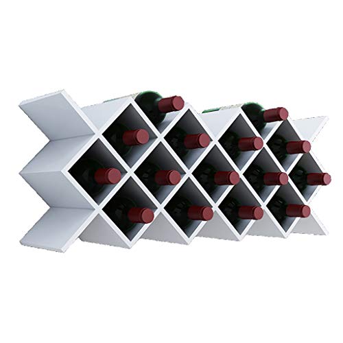 XKNANXCA Weinregal-Ausstellungsstand Wandbehang Weinflaschenregal Traubenweinkeller Weinbar Lagerregal für mehrere Flaschen (Größe: 71,3 * 29,3 * 20 cm) von XKNANXCA