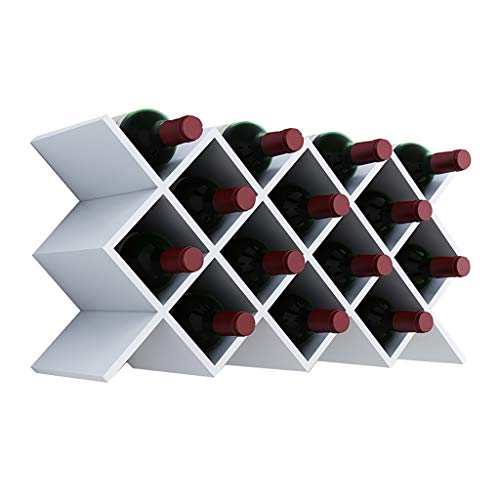 XKNANXCA Weinregal-Ausstellungsstand Wandhängendes Weinflaschenregal Traubenweinkeller Weinbar Lagerregal Regal Lagerung mehrerer Flaschen (Größe: 57,3 * 29,2 * 20 cm) von XKNANXCA
