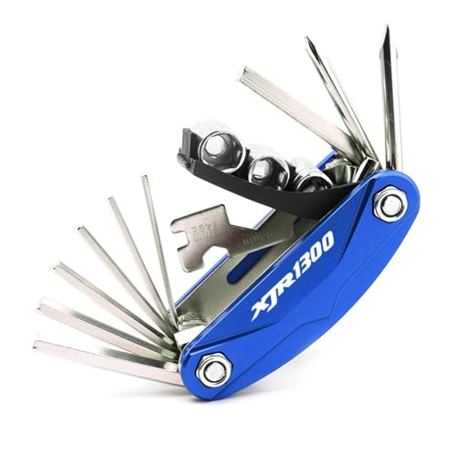 Motorrad-Reparatur-Werkzeug-Set Für Ya&maha XJR1300 XJR 1300 2024 Motorrad CNC Aluminium Zubehör Werkzeug Reparaturschraubendreher(C-3) von XKPPCSCPZ