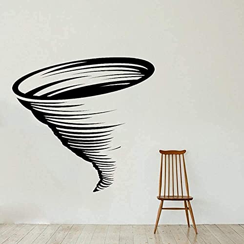 60 X 57 Cm Wandaufkleber Whirlpool Wind Tornado Vinyl Wandaufkleber Kreative Dekoration Trichter Wolke Kinder Schlafzimmer Wandaufkleber von XKSHUO