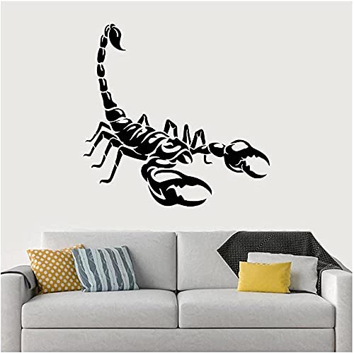 Skorpion Wandaufkleber Sternzeichen Skorpion Wandtattoo Tier Wandbild Konstellation Fans Schlafzimmer Dekoration 57X57 Cm von XKSHUO