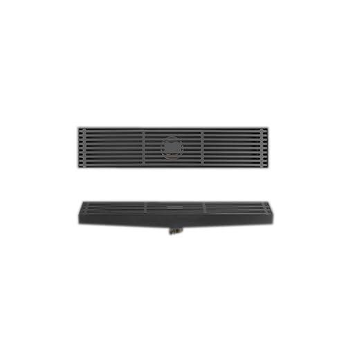 Abflussrohr,Konstruktion aus Edelstahl 304,durch Schwerkraft aktivierter Klappmechanismus,geruchs- und verstopfungssicher,geeignet for Badezimmer und Balkone(Grille,8x120) von XKSJCDR