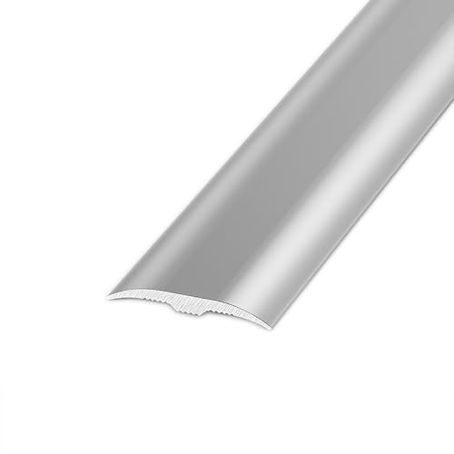 Bodenübergangsleiste aus Aluminiumlegierung,universelle Schwelle for Fliesenoberflächen,wasserdichte und langlebige Kantenleiste for Türöffnungen und Bodenfugen(Silver,30mm) von XKSJCDR