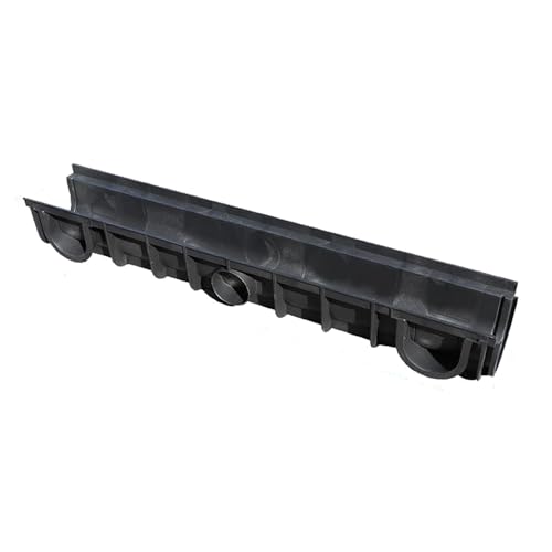 Drainagerinne, HDPE-Material, schnelle Verlegung ohne Mauerwerk, wahlweise mit Abdeckung oder ohne Abdeckung, geeignet for Platz- und Hofentwässerung(Without lid,200) von XKSJCDR