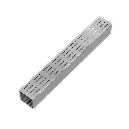 Entwässerungsrinne, Edelstahlkonstruktion mit Rost, verstopfungssicher, geeignet for Beton-, Pflasterstein-, Terrassen- und Gehwegentwässerungssysteme(50x30mm) von XKSJCDR