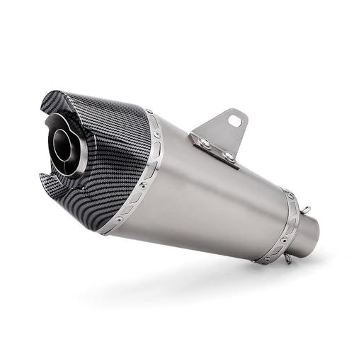 Heckteil,universelles Auspuffrohr,51 mm,universell,zerstörungsfreie Installation,hohe Temperatur- und Korrosionsbeständigkeit,geeignet for Motorradmodifikationen von XKSJCDR