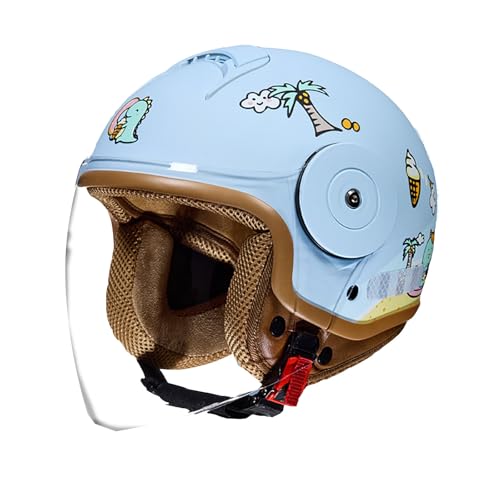 Kleinkindhelm,verstellbarer Kopfumfang,universell for alle vier Jahreszeiten,abnehmbare Ohrenschützer,süßes Cartoon-Design,geeignet Outdoor-Aktivitäten(Green) von XKSJCDR