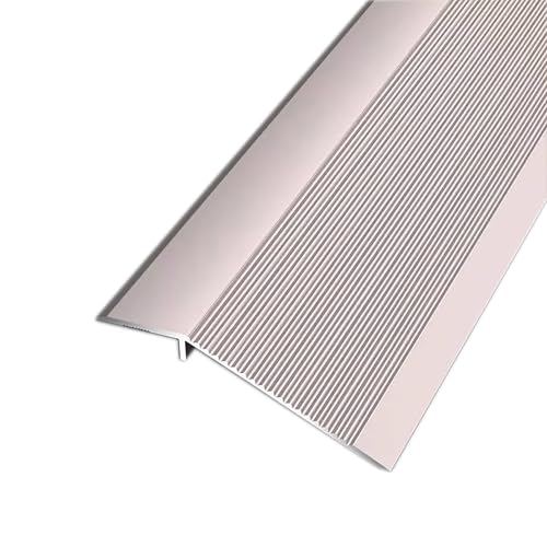 Schwellenleiste,Bodenübergangsleiste,Material Aluminiumlegierung,for große/kleine Höhenunterschiede,geeignet for unebene Oberflächen wie Holzböden und Fliesen(Silver,10cm) von XKSJCDR