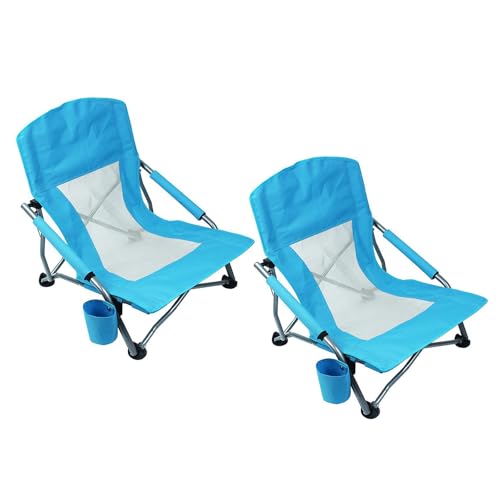 Klappbarer Strandstuhl mit Eisenrahmen, Chaiselongue aus Oxford-Stoff, Tragbare Chaise de Plage Pliante mit 53 CM Breiter SitzfläChe, Leicht zu Verstauen, Geeignet füR Strand und Garten. blue 2 Klappbarer Strandstuhl mit Eisenrahmen, Chaiselongue aus Oxford-Stoff, Tragbare Chaise de Plage Pliante mit 53 CM Breiter SitzfläChe, Leicht zu Verstauen, Geeignet füR Strand und Garten. blue 2 von XL Superb
