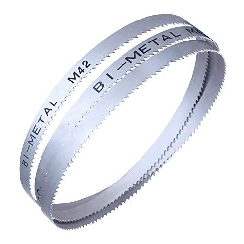 1 stück 1140-2489mm X 13 X 0,63mm for Schneiden Von Holz Und Metall Band Sägeblatt 39 Bi-metall Bandsägeblatt(10 and 14 Tpi,2489mm) von XLANDALYUEFA
