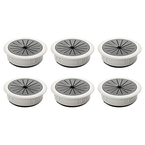 Kabeldurchführung for den Schreibtisch, 12-teilig, Kabeldurchführung for den Schreibtisch, Kabellochabdeckung for PC-Computer(White) von XLANDALYUEFA