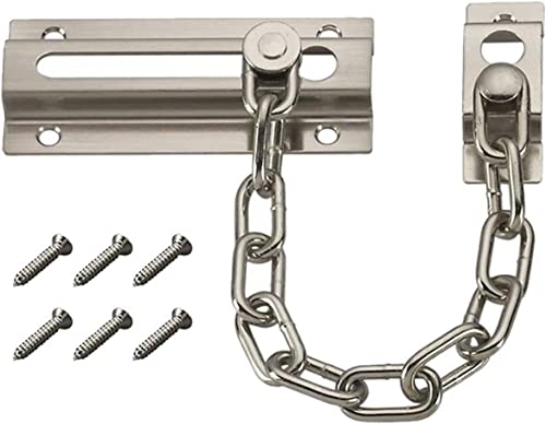 Türkette Türriegelschloss, Home Latch Chain Türschutz Sicherheitstürkettenschloss Diebstahlsicheres Türkettentürriegel-Türschloss Hardware-Schloss von XLANDALYUEFA