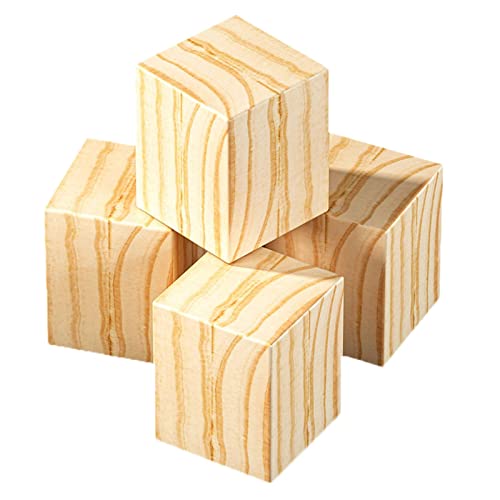 XLANDALYUEFA Möbelfüße, 4er-Set Holzmöbelfüße, Massive quadratische Holzmöbelbeine, Sofa-Ersatzfüße, for Sofa-Kommodentische, Couch-Stuhlschränke, Tragkraft 800 kg(D,3cm/1.18in) von XLANDALYUEFA