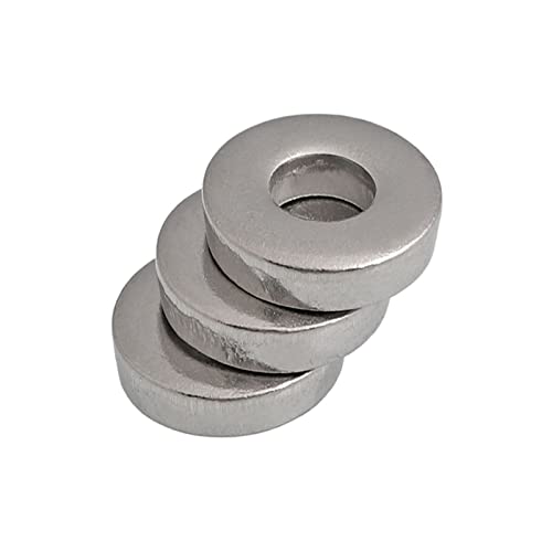 XLANDALYUEFA Unterlegscheiben 10 STÜCKE Edelstahl Flachdichtung Schwere Unterlegscheibe Verdickt M3m4m5m6m8m10-24 DIN7349(M4x11.7x1.45) von XLANDALYUEFA