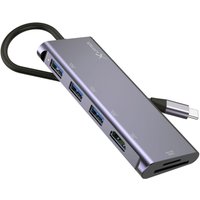 XLAYER Multiport-Adapter USB C Hub 6-in-1 6-in-1 von XLAYER