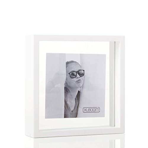 XL Boom Floating Box Photo Frame Square, 20x20cm Colour: XLBoom White von XL Boom