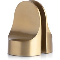 XLBoom - Emoji Buchstütze (2er-Set), Messing von XLBoom