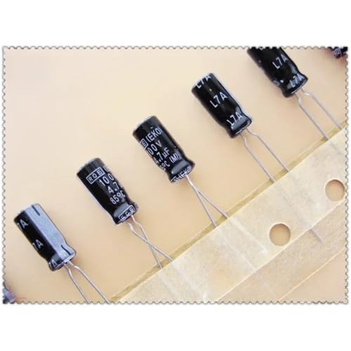 10 STÜCK/100 STÜCK 100 V 4,7 uF 5 × 11 mm 4,7 uF/100 V Aluminium-Elektrolytkondensatoren(10PCS) von XLCLLKOC