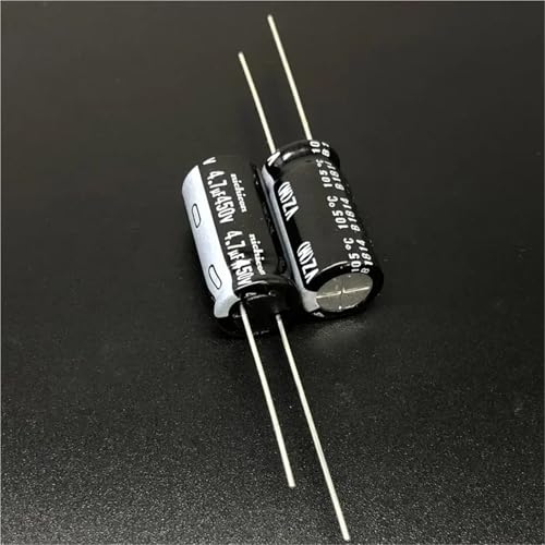 10 Stück/100 Stück 10 x 20 mm 450 V 4,7 uF Aluminium-Elektrolytkondensator mit breitem Temperaturbereich(100Pcs) von XLCLLKOC