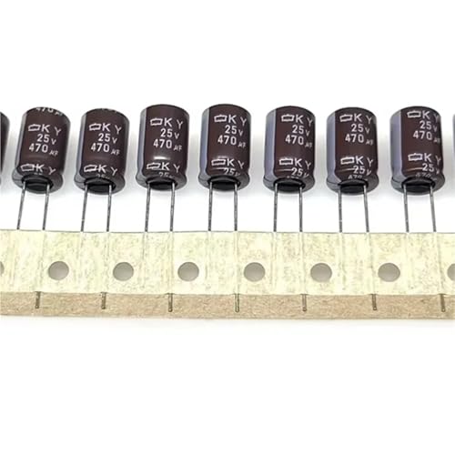 10 Stück/100 Stück 25V470uF10x16mm Hochfrequenz- und langlebige Elektrolytkondensatoren(100Pcs) von XLCLLKOC