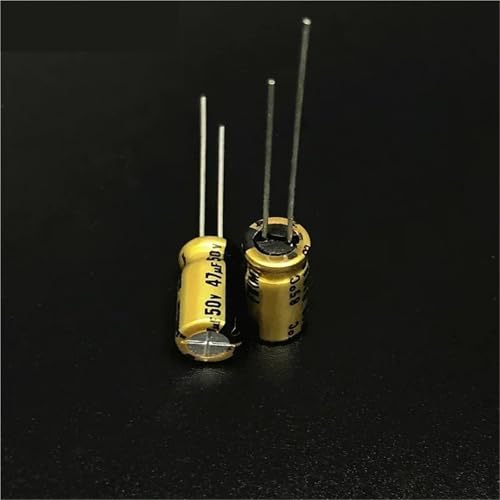 10 Stück/100 Stück 50V47uF 6,3 x 11 mm Audio-Elektrolytkondensator(10Pcs) von XLCLLKOC