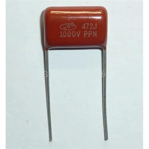 10 Stück/100 Stück Kondensator 472 1000 V 472 J 1 KV 4700 pF 4,7 nF P15 CBB81 Metallisierter Polypropylen-Folienkondensator(100Pcs) von XLCLLKOC