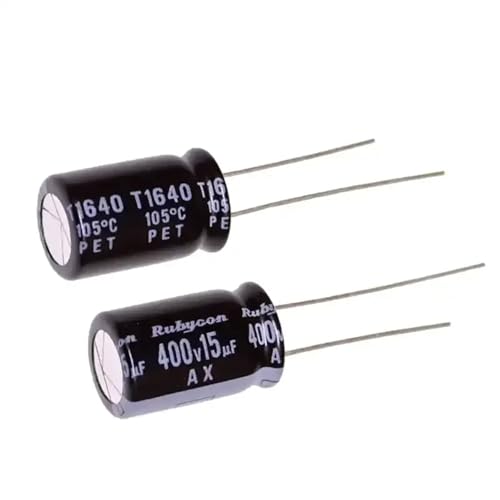10 Stück/50 Stück 400 V 15 uF 10 x 16 mm Aluminium-Elektrolytkondensatoren(50Pcs) von XLCLLKOC