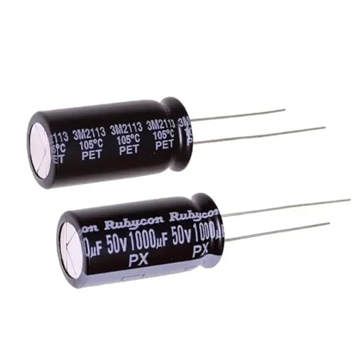 2 Stücke/10 Stücke 50V1000uF 12,5 X 25MM Aluminium-Elektrolytkondensator(2Pcs) von XLCLLKOC