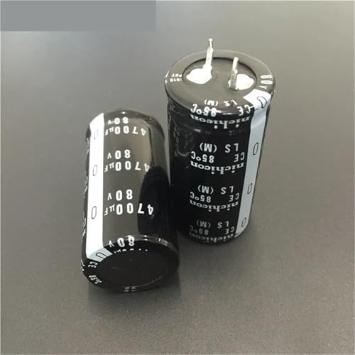 2 stücke/10 stücke 4700uF 80V 25x50mm 80V4700uF Snap-in NETZTEIL Aluminium-elektrolytkondensator(2pcs) von XLCLLKOC